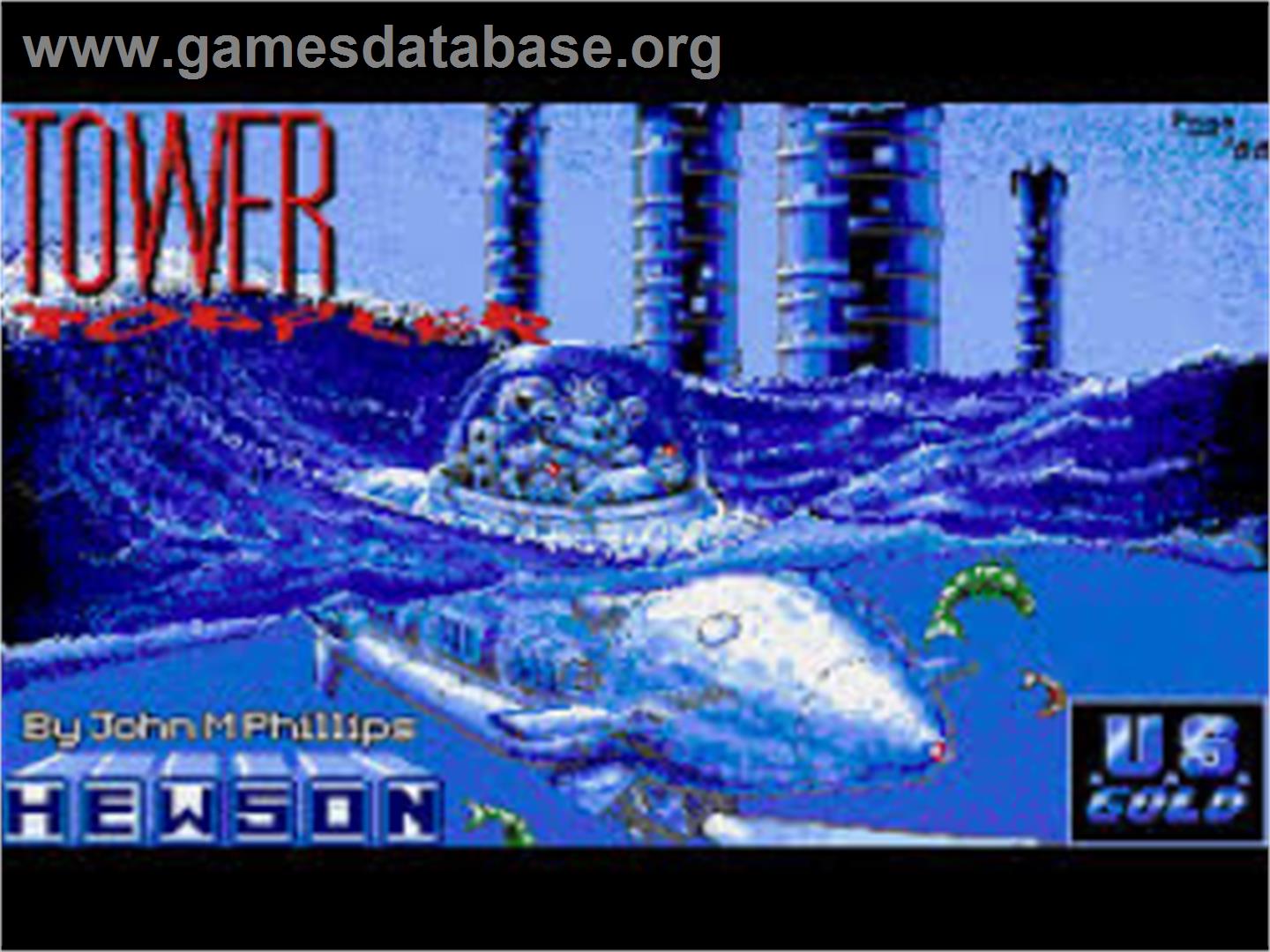 Tower Toppler - Commodore 64 - Artwork - Title Screen