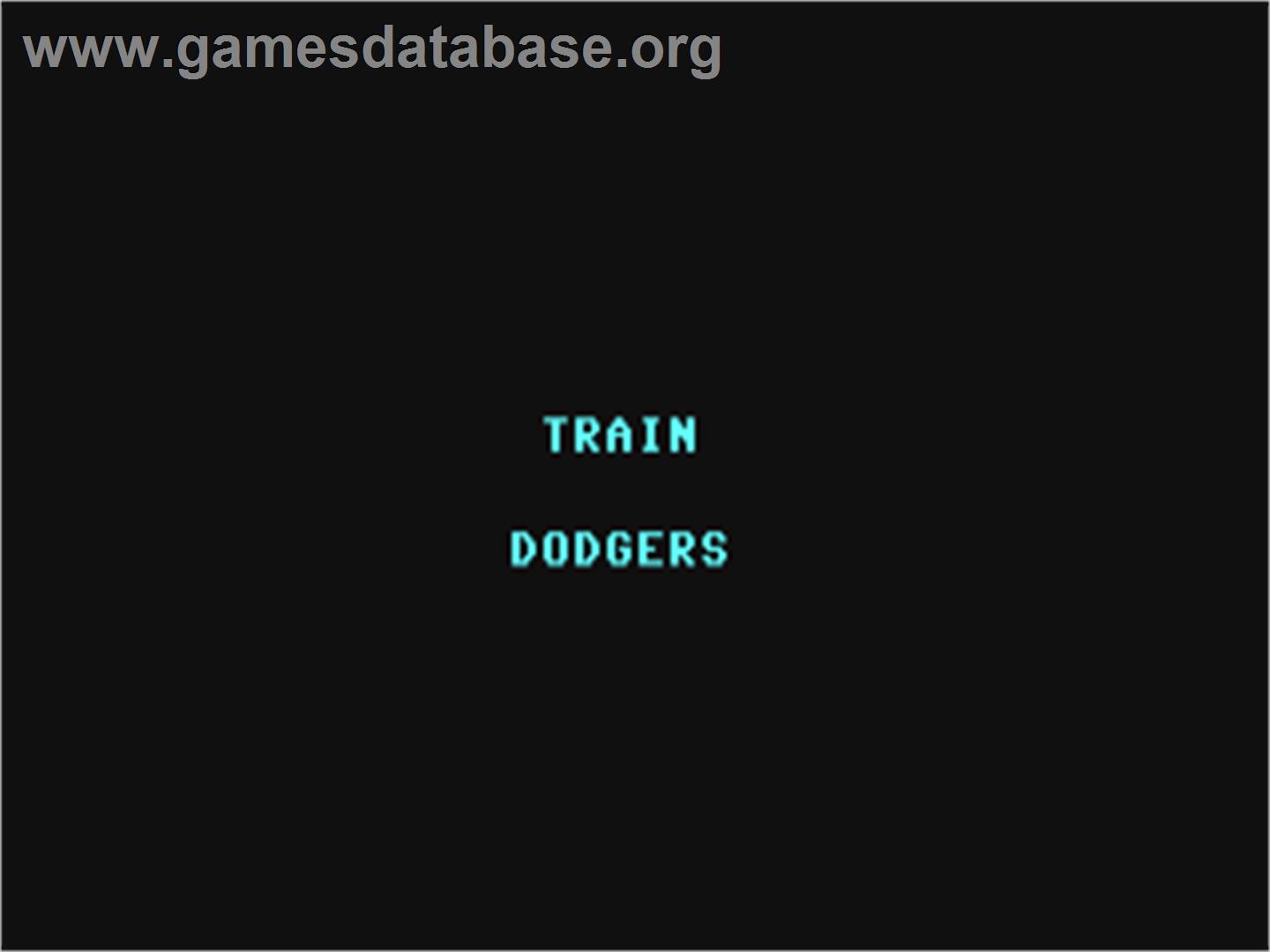 Train Dodgers - Commodore 64 - Artwork - Title Screen