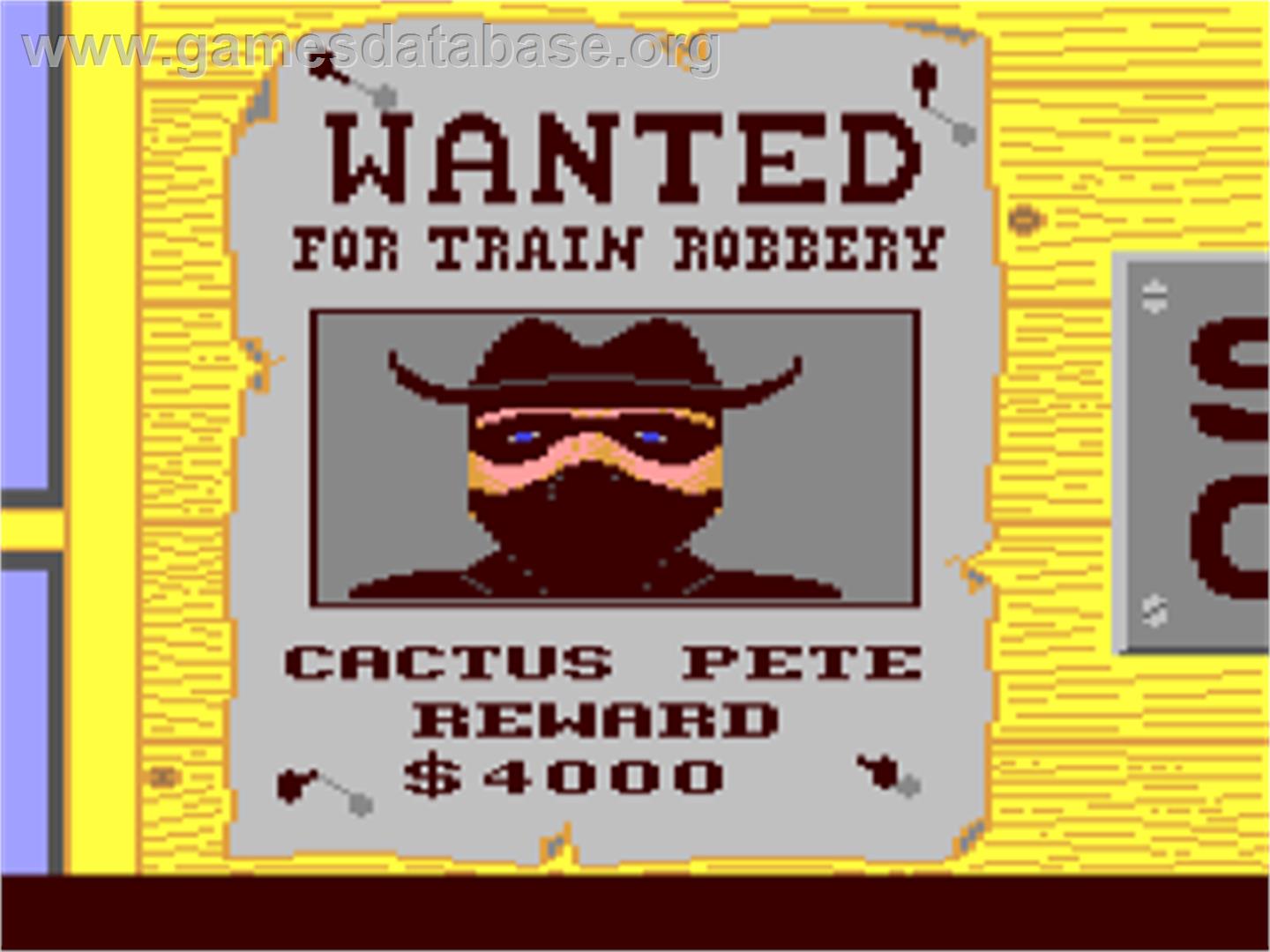 Train Robbers - Commodore 64 - Artwork - Title Screen