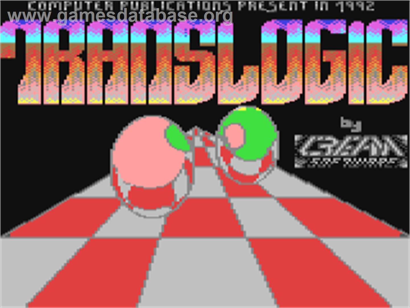 Translogic - Commodore 64 - Artwork - Title Screen