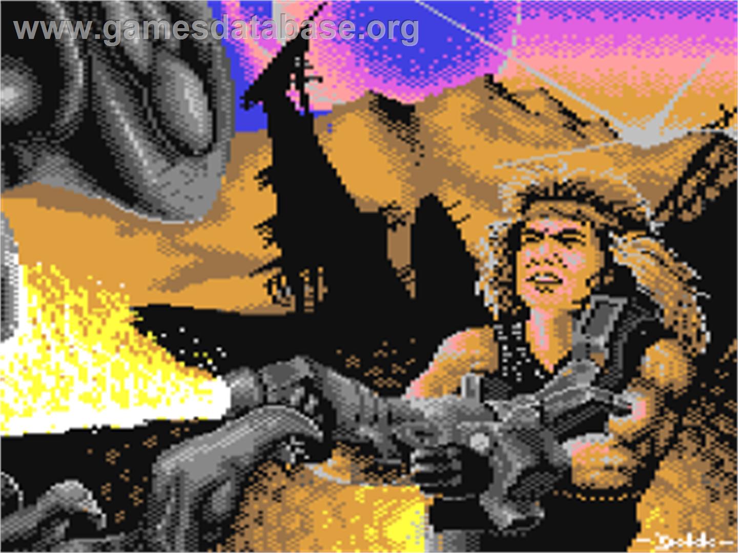 Trantor the Last Stormtrooper - Commodore 64 - Artwork - Title Screen
