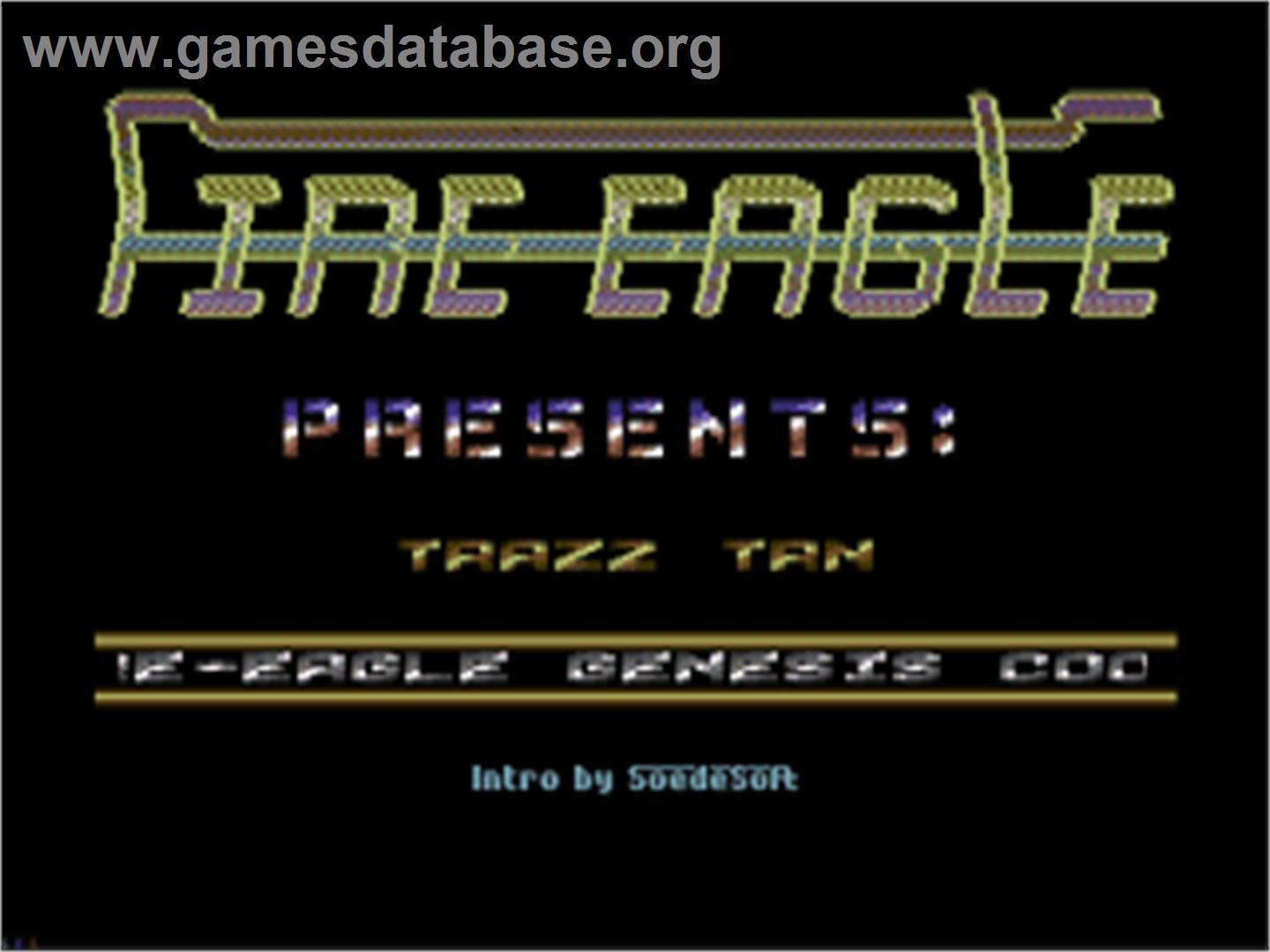 Traz 2 - Commodore 64 - Artwork - Title Screen