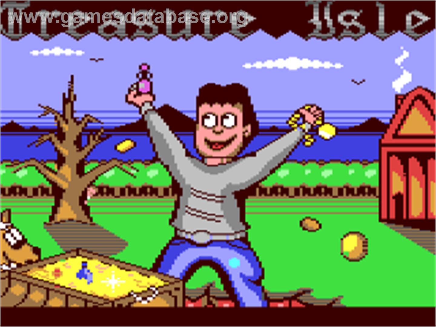 Treasure Isle - Commodore 64 - Artwork - Title Screen