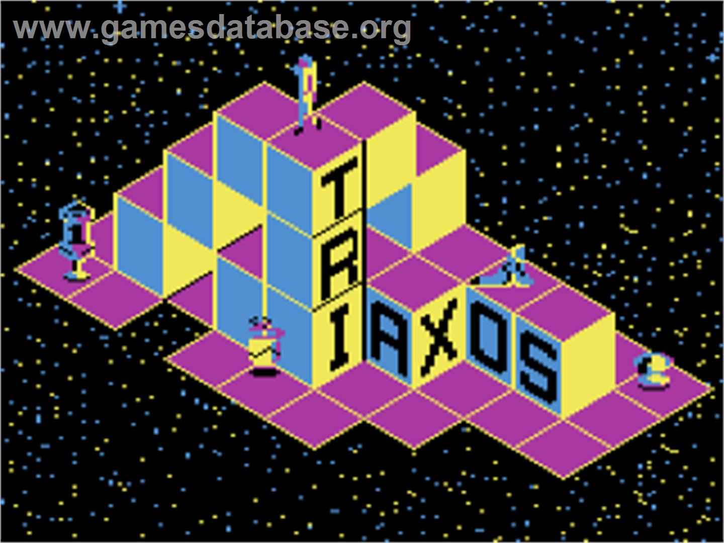 Triaxos - Commodore 64 - Artwork - Title Screen