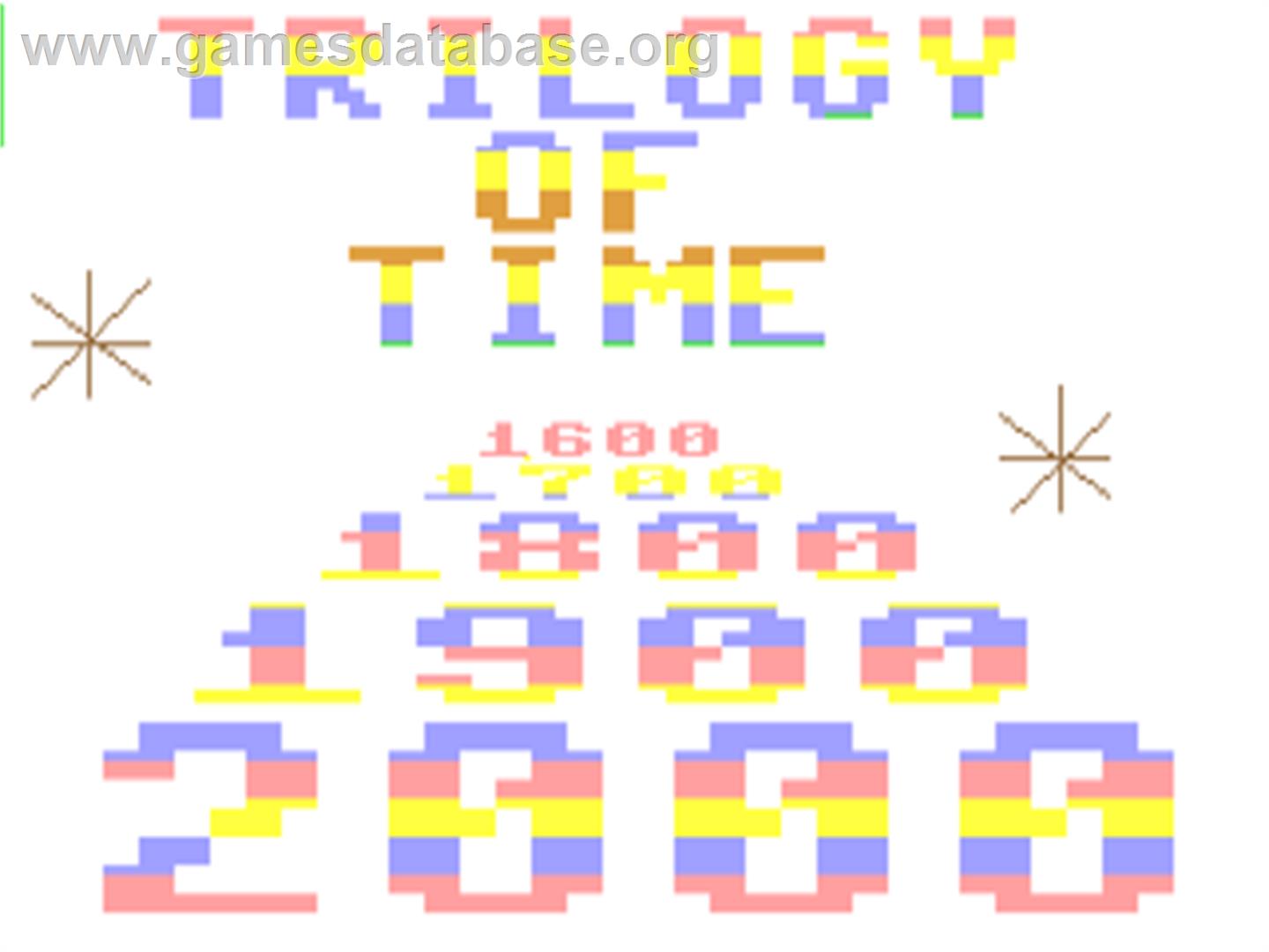 Trilogy Of Time - Commodore 64 - Artwork - Title Screen