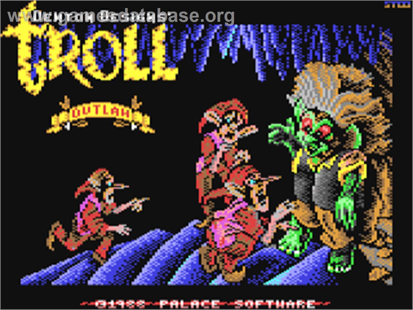 Troll - Commodore 64 - Artwork - Title Screen