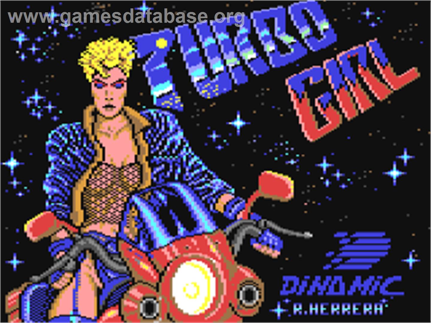 Turbo Girl - Commodore 64 - Artwork - Title Screen