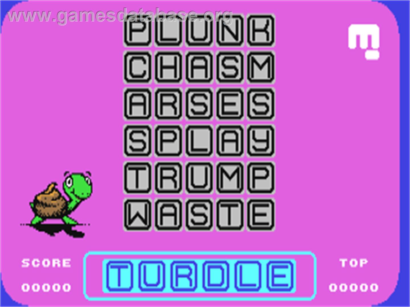 Turdle - Commodore 64 - Artwork - Title Screen