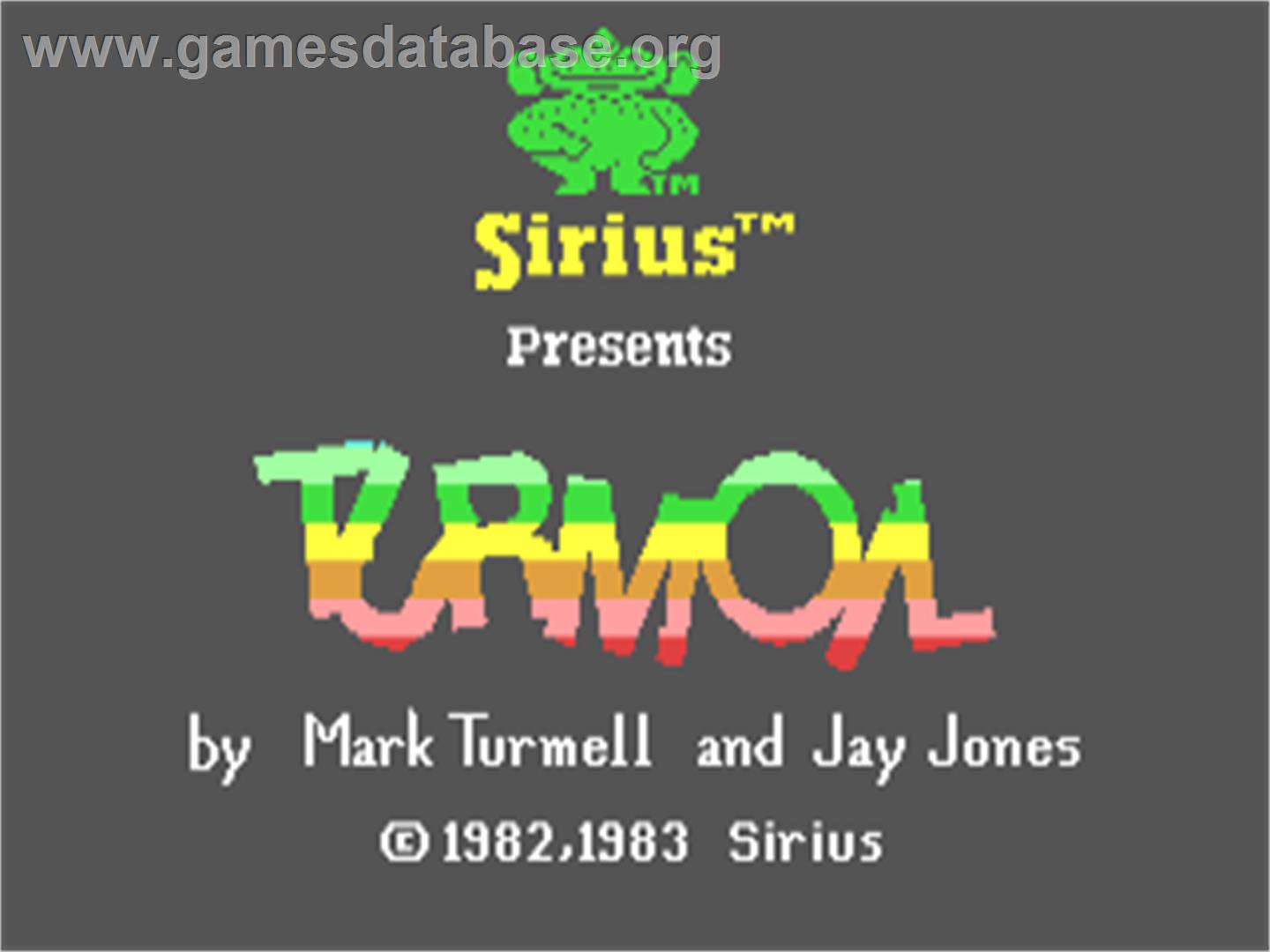 Turmoil - Commodore 64 - Artwork - Title Screen