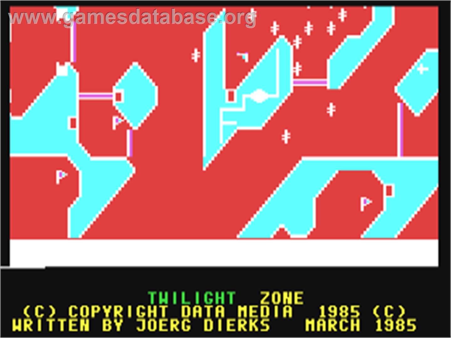 Twilight Zone (Unknown - Quill) - Commodore 64 - Artwork - Title Screen