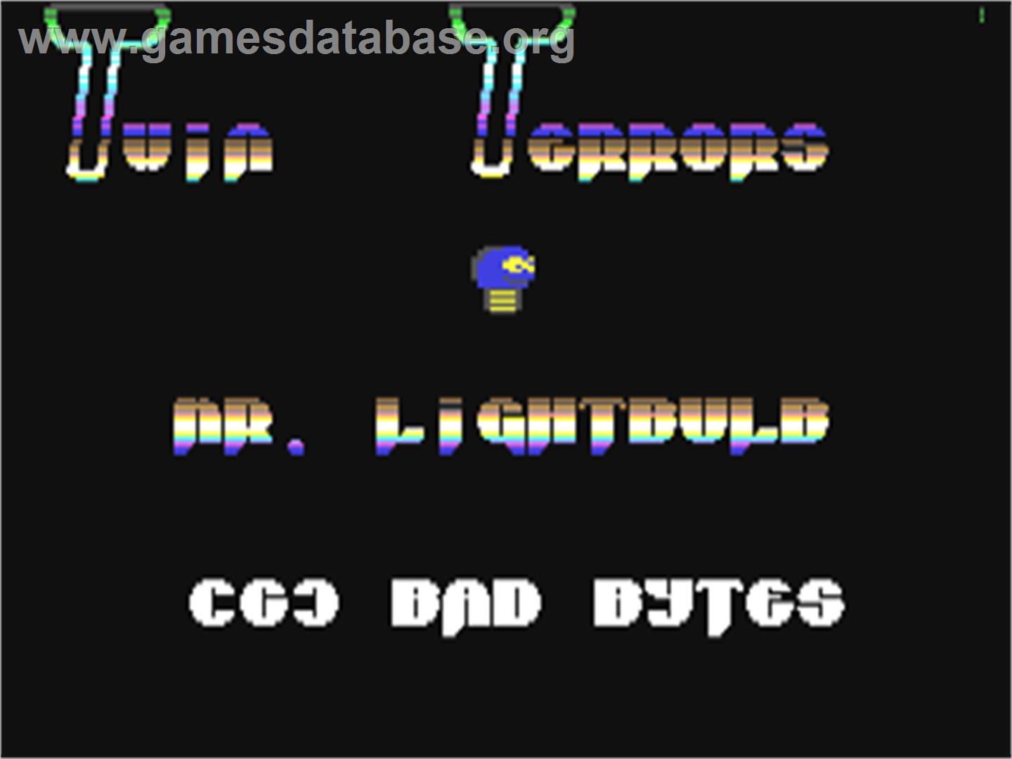 Twin Terrors - Commodore 64 - Artwork - Title Screen
