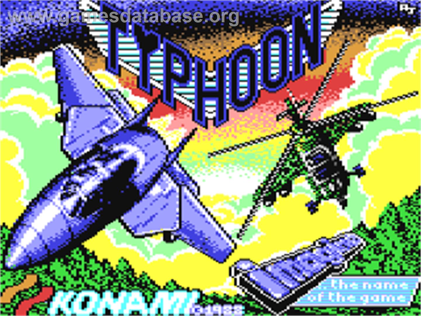 Typhoon - Commodore 64 - Artwork - Title Screen