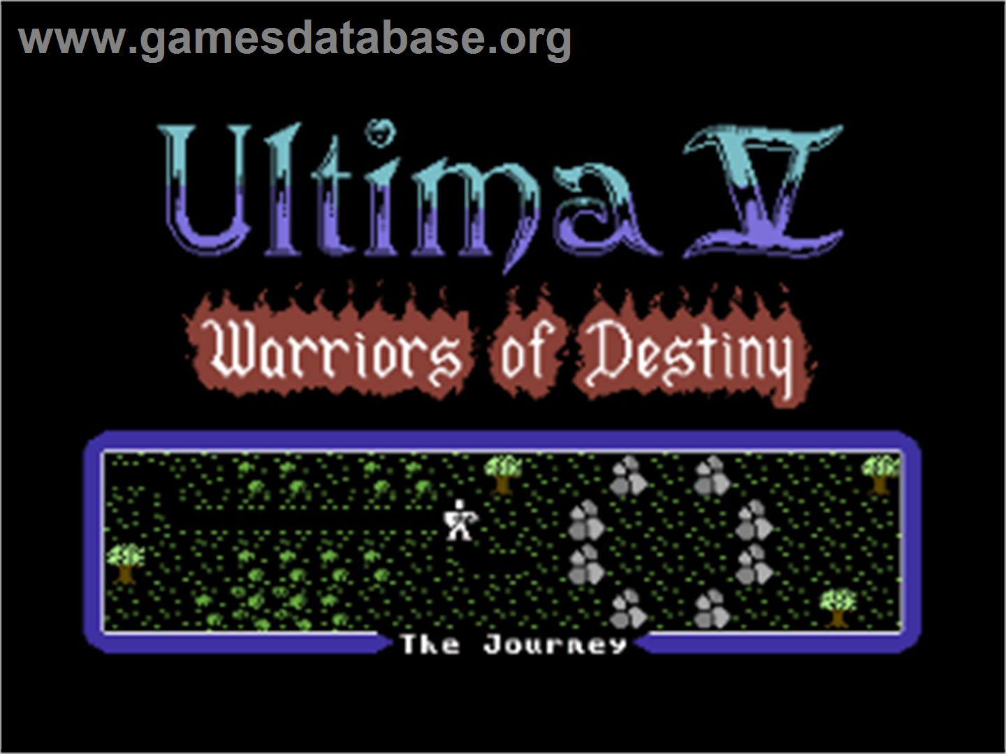 Ultima 5 - Warriors Of Destiny - Commodore 64 - Artwork - Title Screen