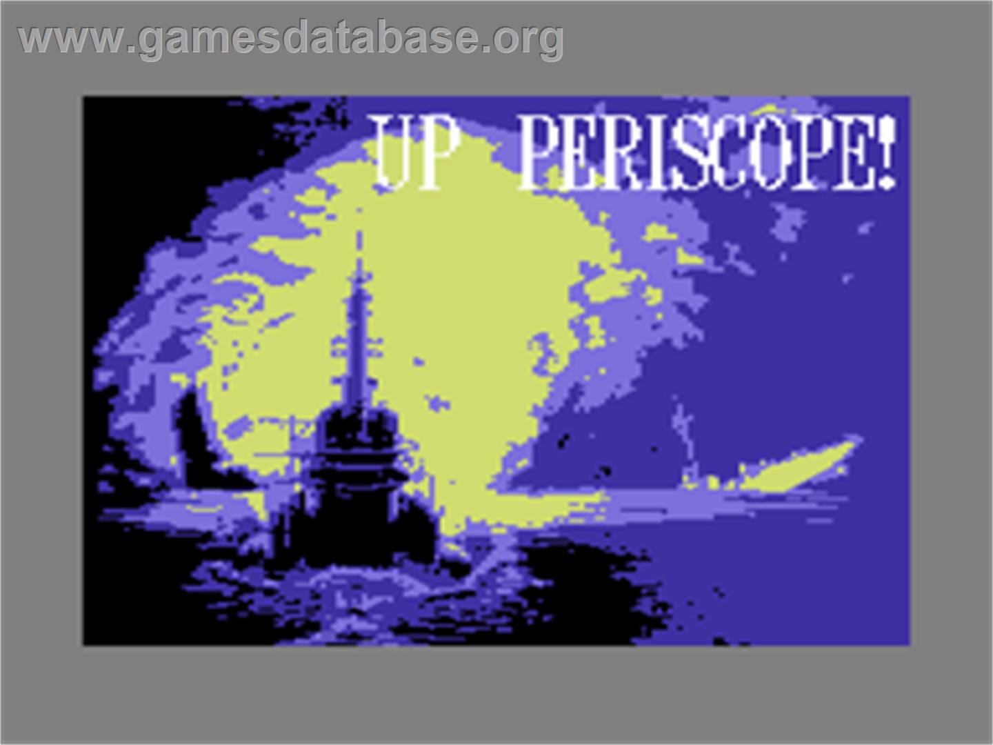Up Periscope! - Commodore 64 - Artwork - Title Screen