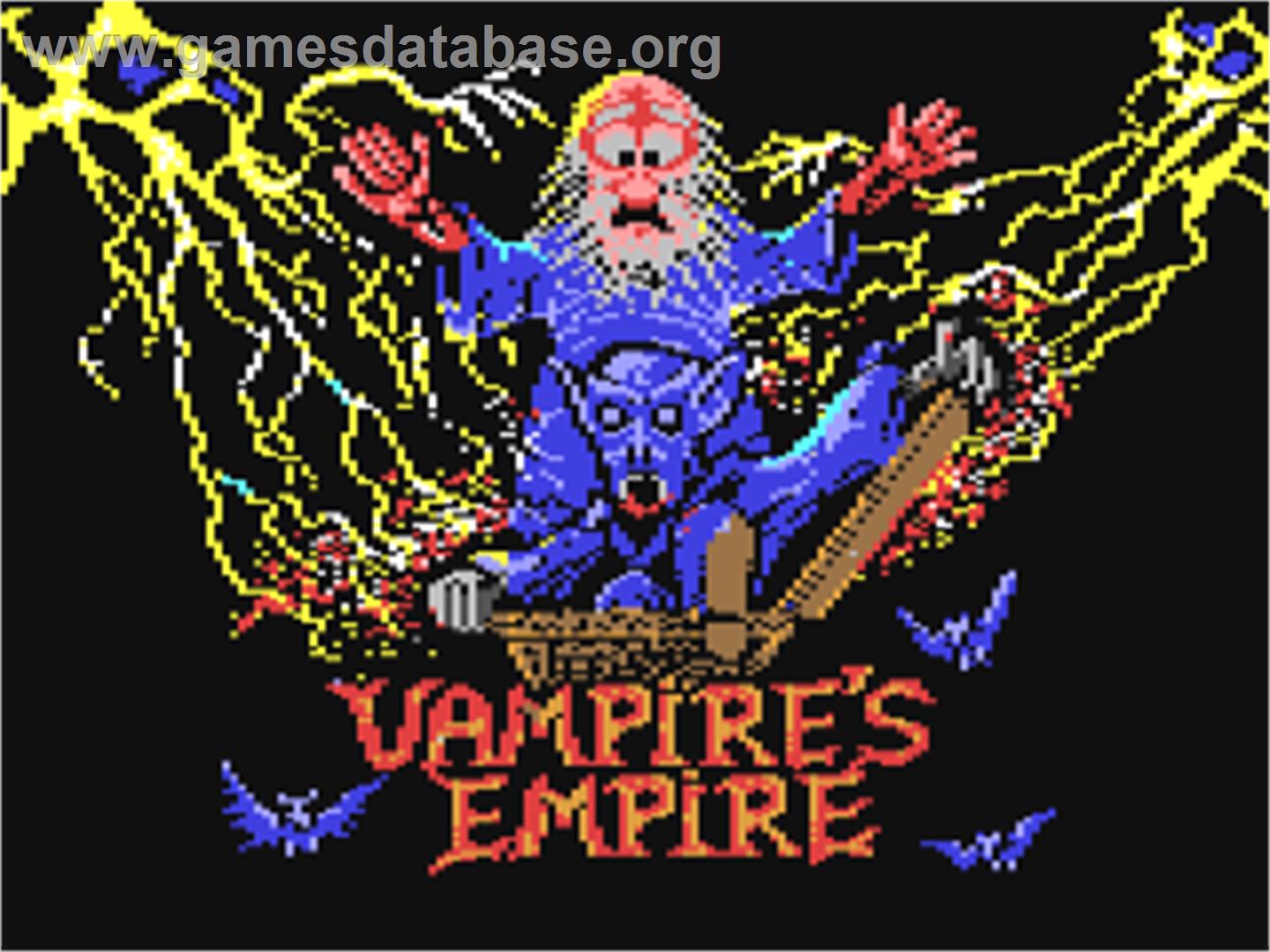 Vampire's Empire - Commodore 64 - Artwork - Title Screen