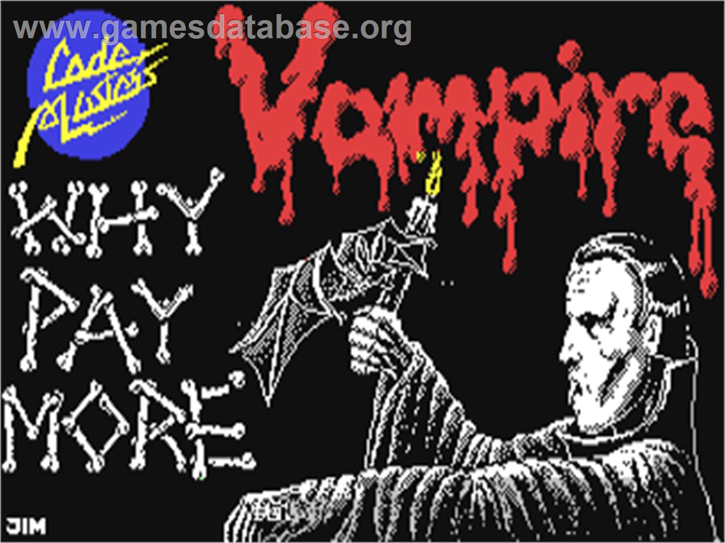 Vampire - Commodore 64 - Artwork - Title Screen