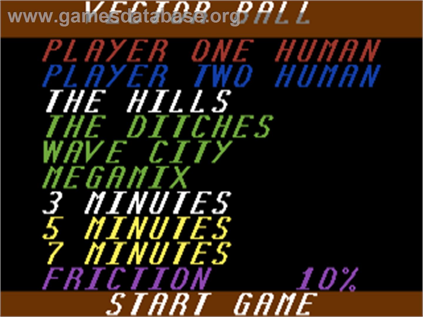 Vector Ball - Commodore 64 - Artwork - Title Screen