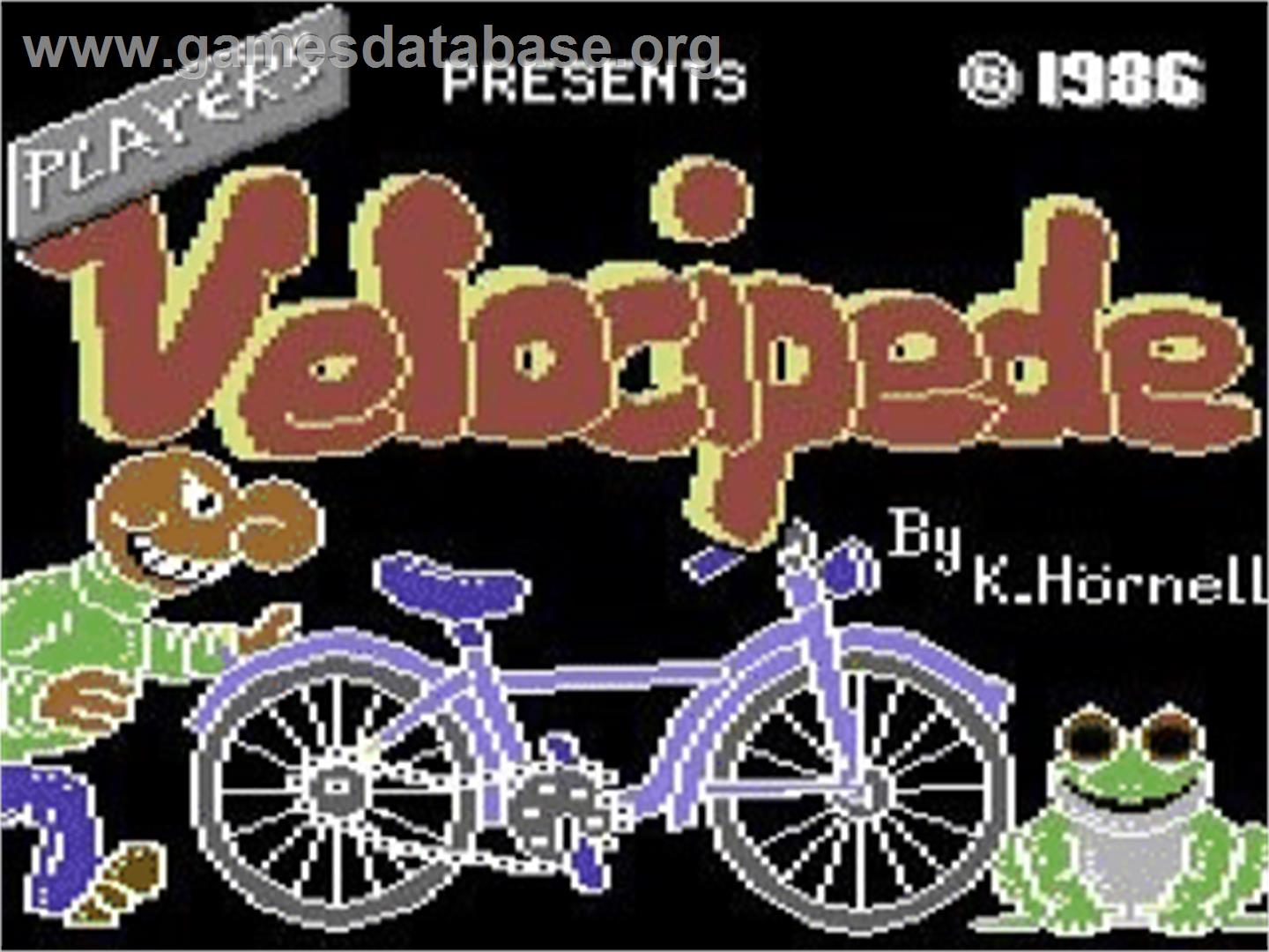Velocipede - Commodore 64 - Artwork - Title Screen
