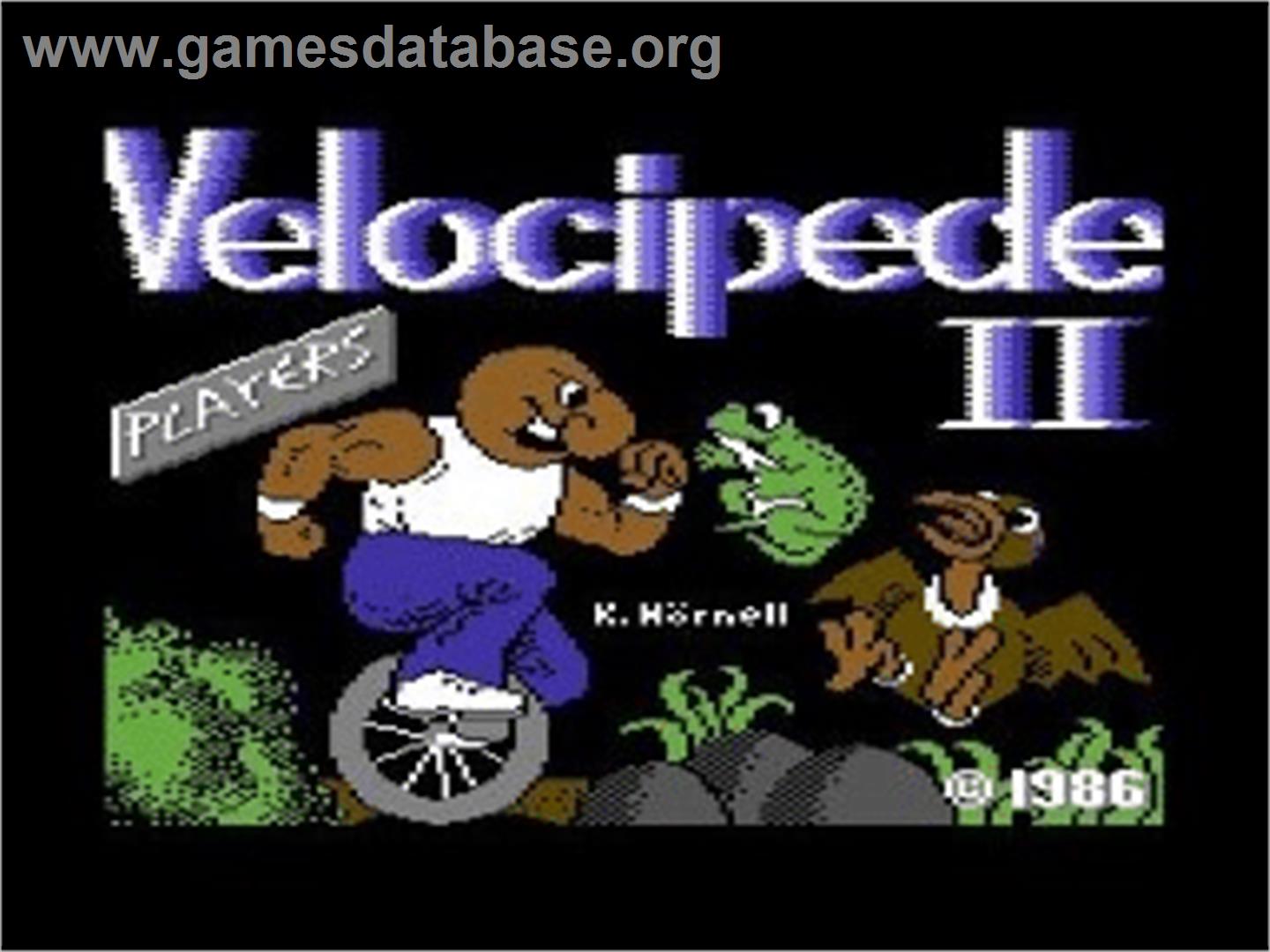 Velocipede 2 - Commodore 64 - Artwork - Title Screen
