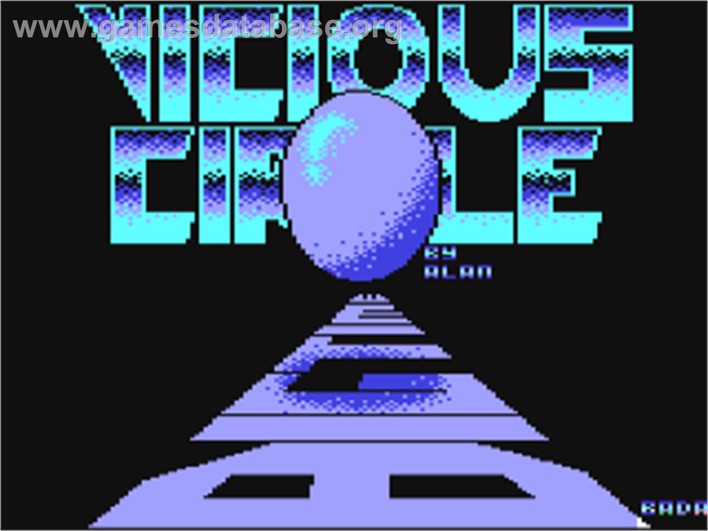 Vicious Circle - Commodore 64 - Artwork - Title Screen