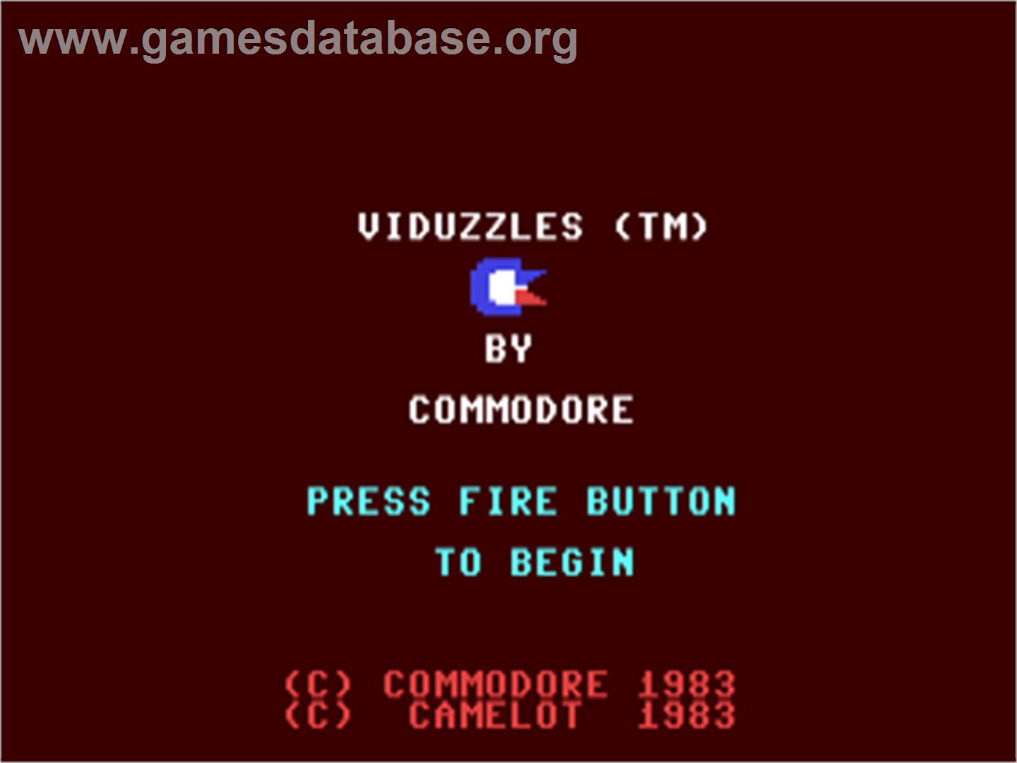 Viduzzles - Commodore 64 - Artwork - Title Screen