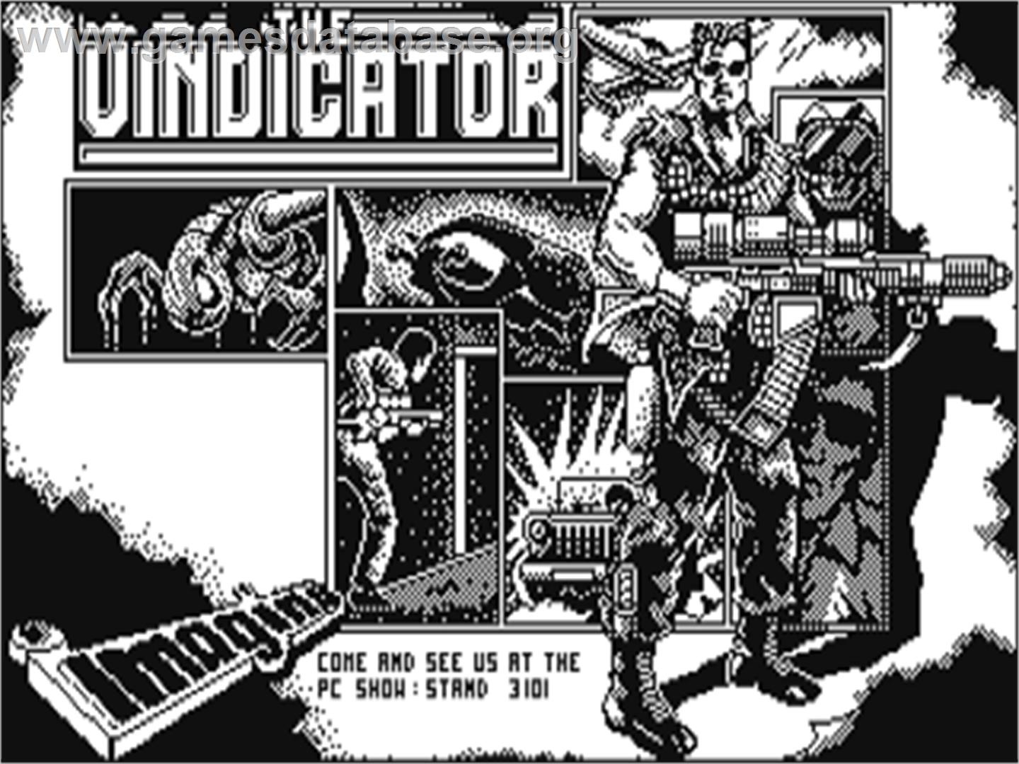 Vindicator, The - Commodore 64 - Artwork - Title Screen