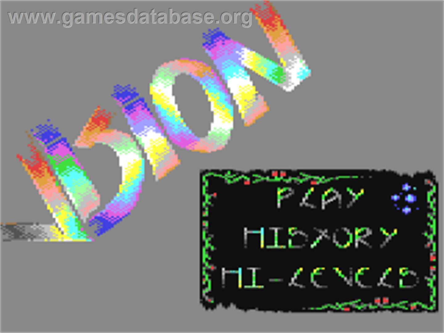 Vision - Commodore 64 - Artwork - Title Screen