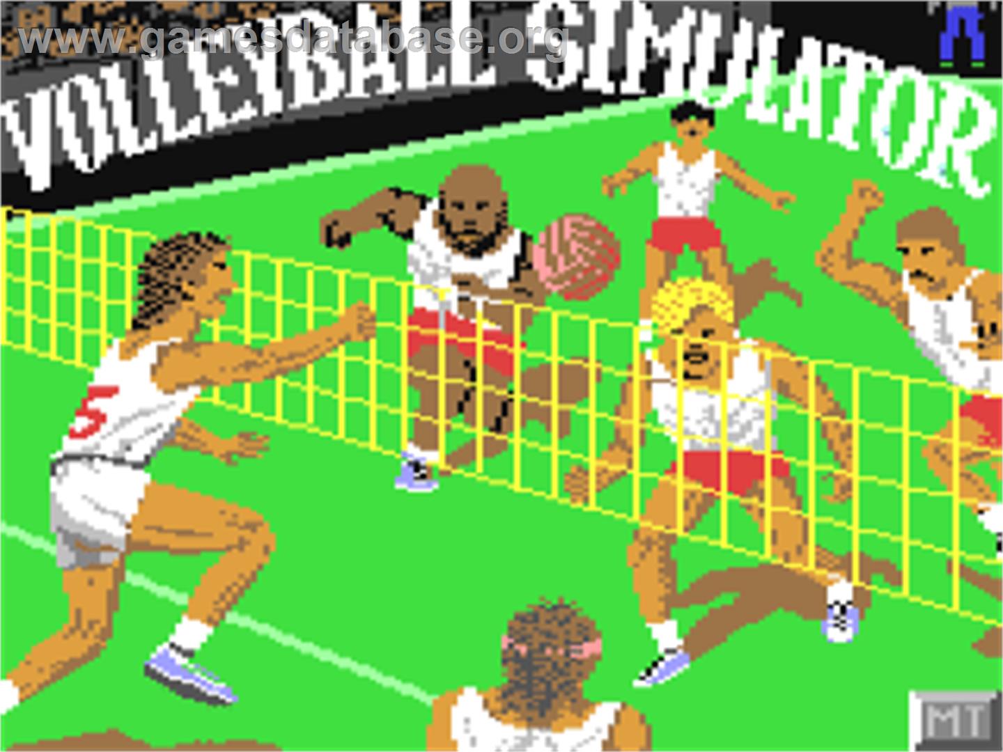 Volleyball Simulator - Commodore 64 - Artwork - Title Screen
