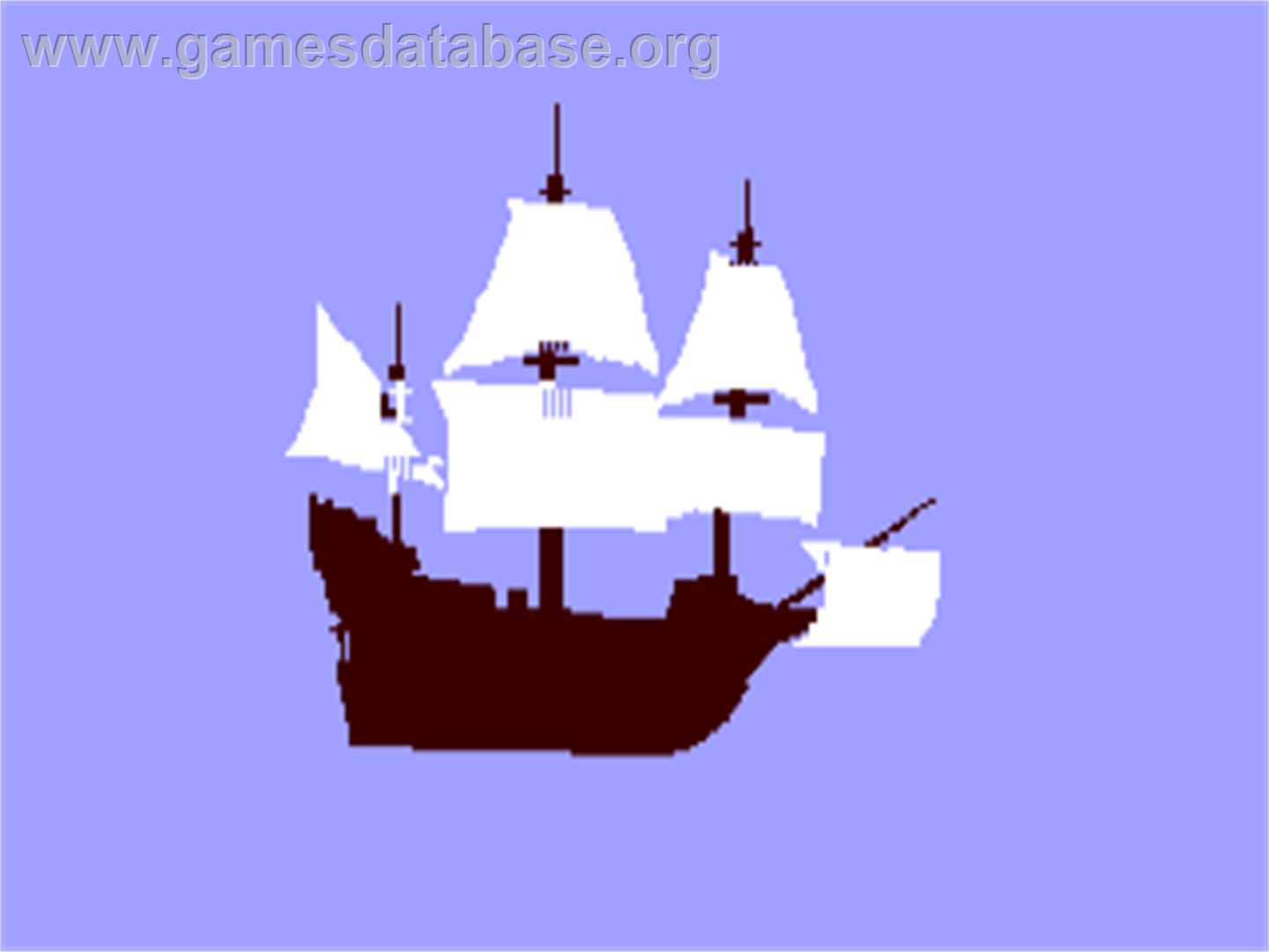 Voyage Of The Mayflower - Commodore 64 - Artwork - Title Screen