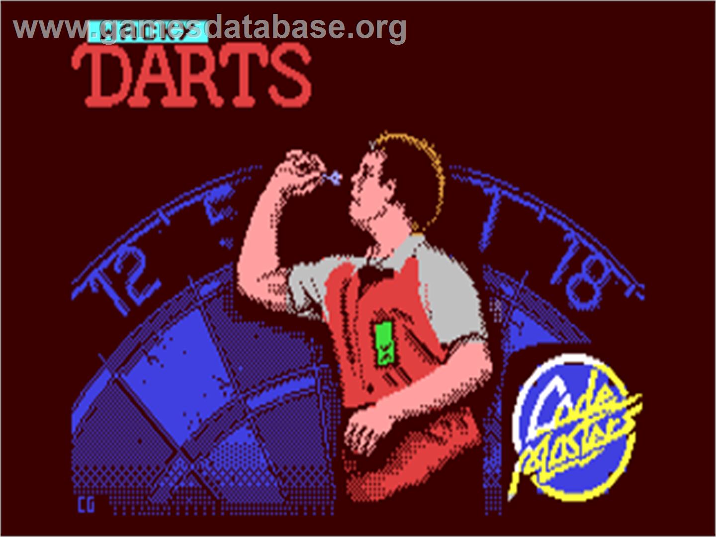Wacky Darts - Commodore 64 - Artwork - Title Screen