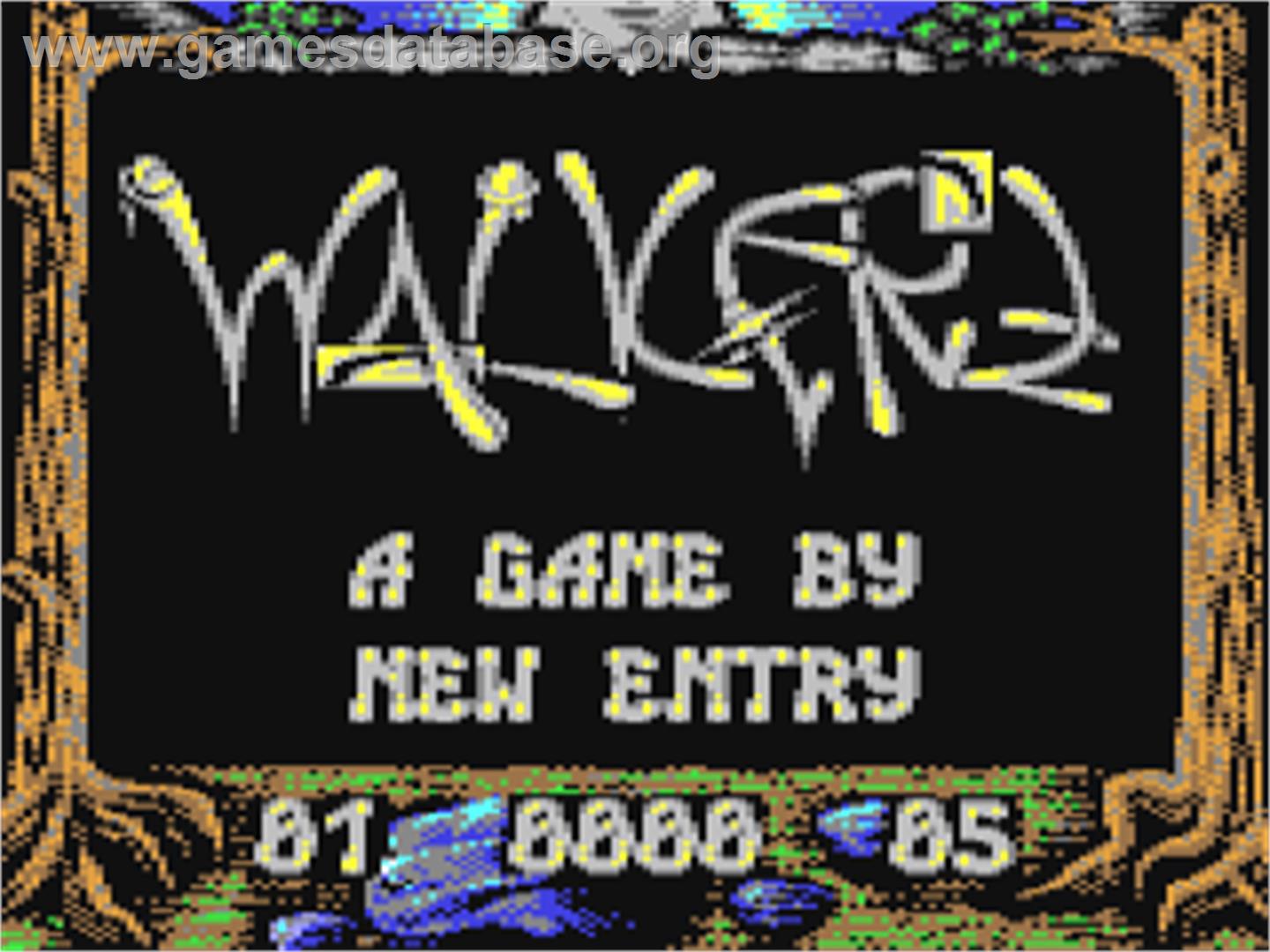Walkerz - Commodore 64 - Artwork - Title Screen
