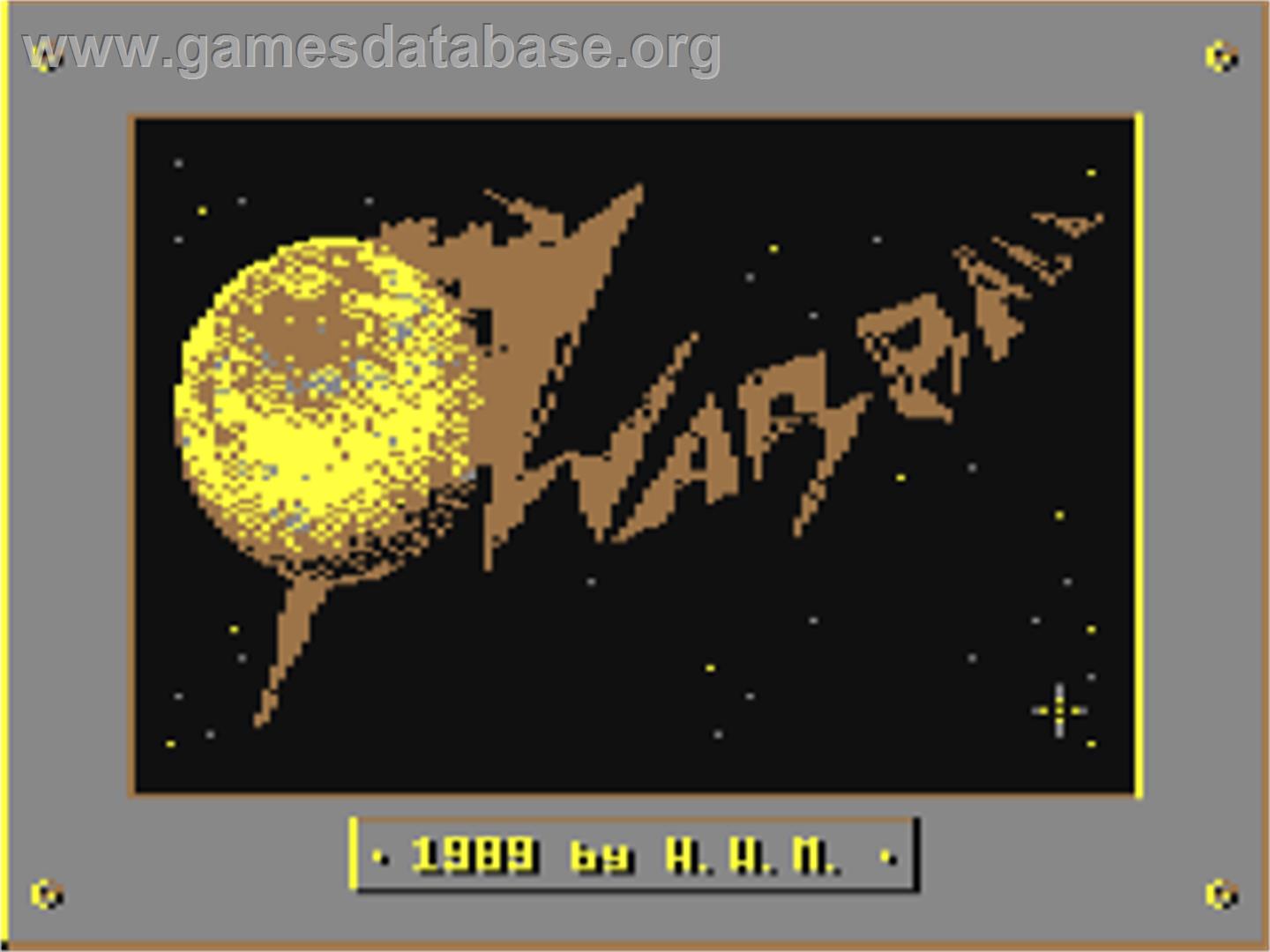 Warball - Commodore 64 - Artwork - Title Screen