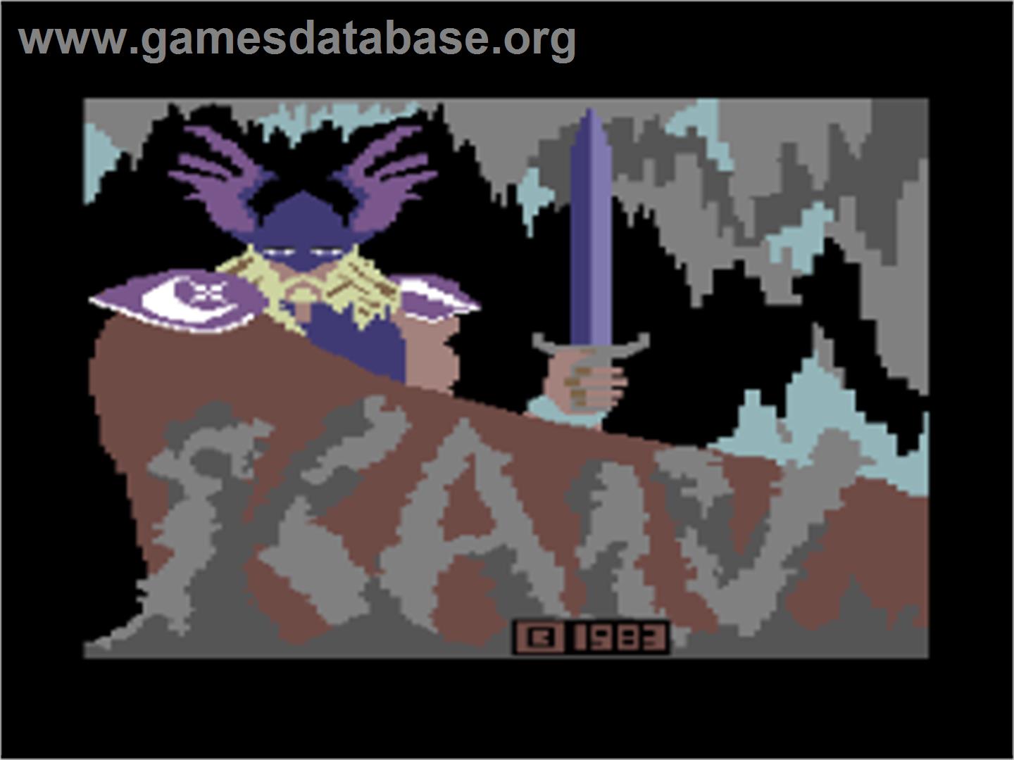 Warriors of Ras Volume II: Kaiv - Commodore 64 - Artwork - Title Screen