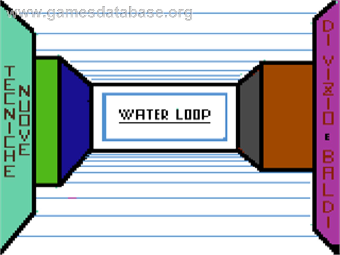 Water Loop - Commodore 64 - Artwork - Title Screen