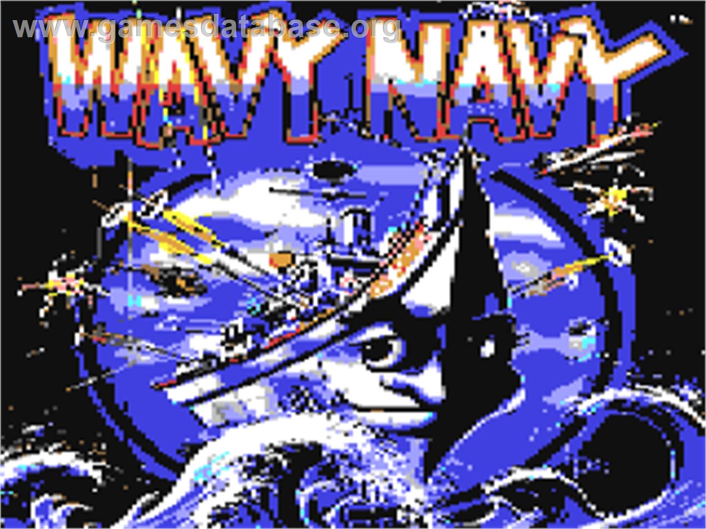 Wavy Navy - Commodore 64 - Artwork - Title Screen