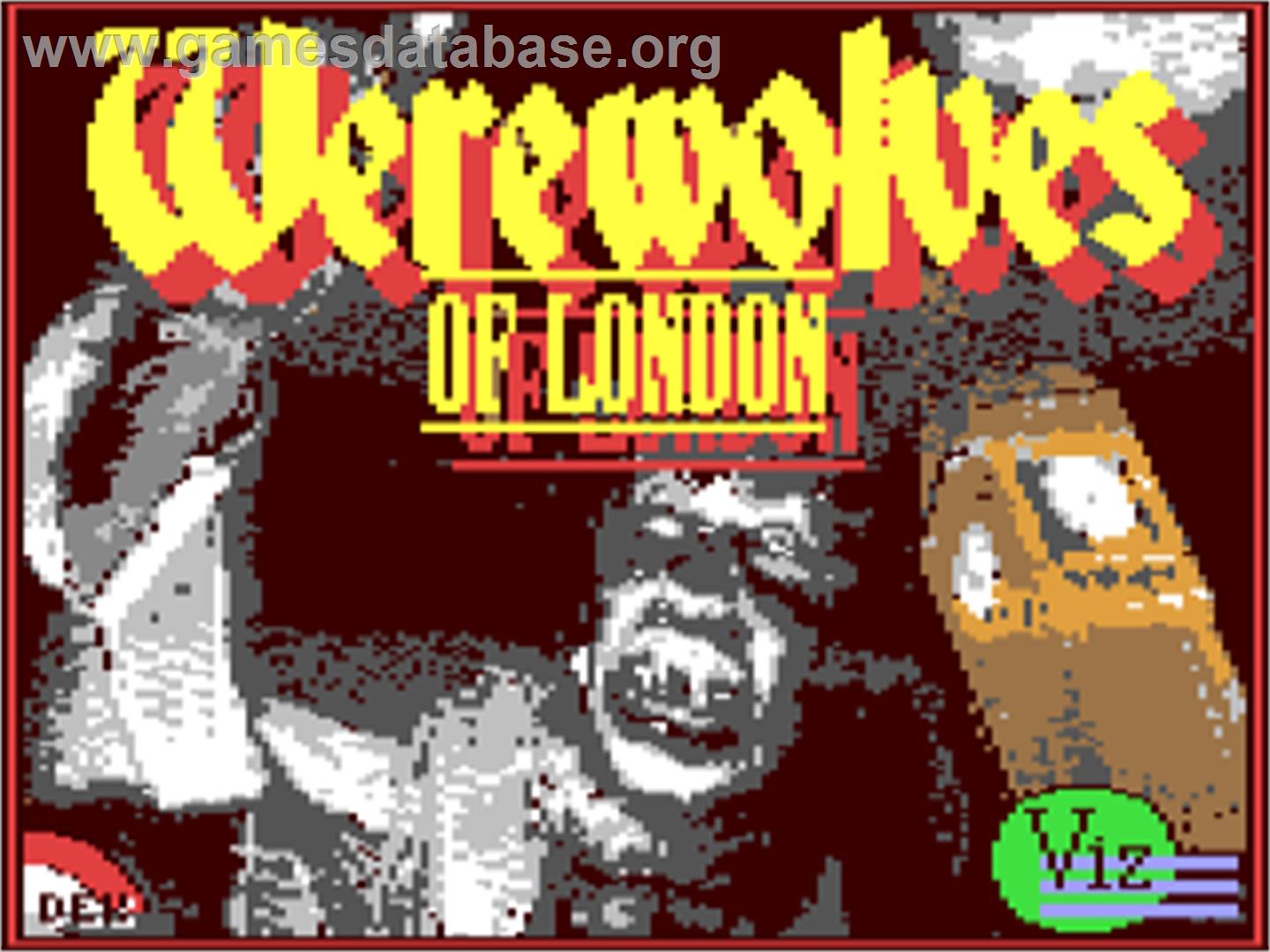 Werewolves of London - Commodore 64 - Artwork - Title Screen