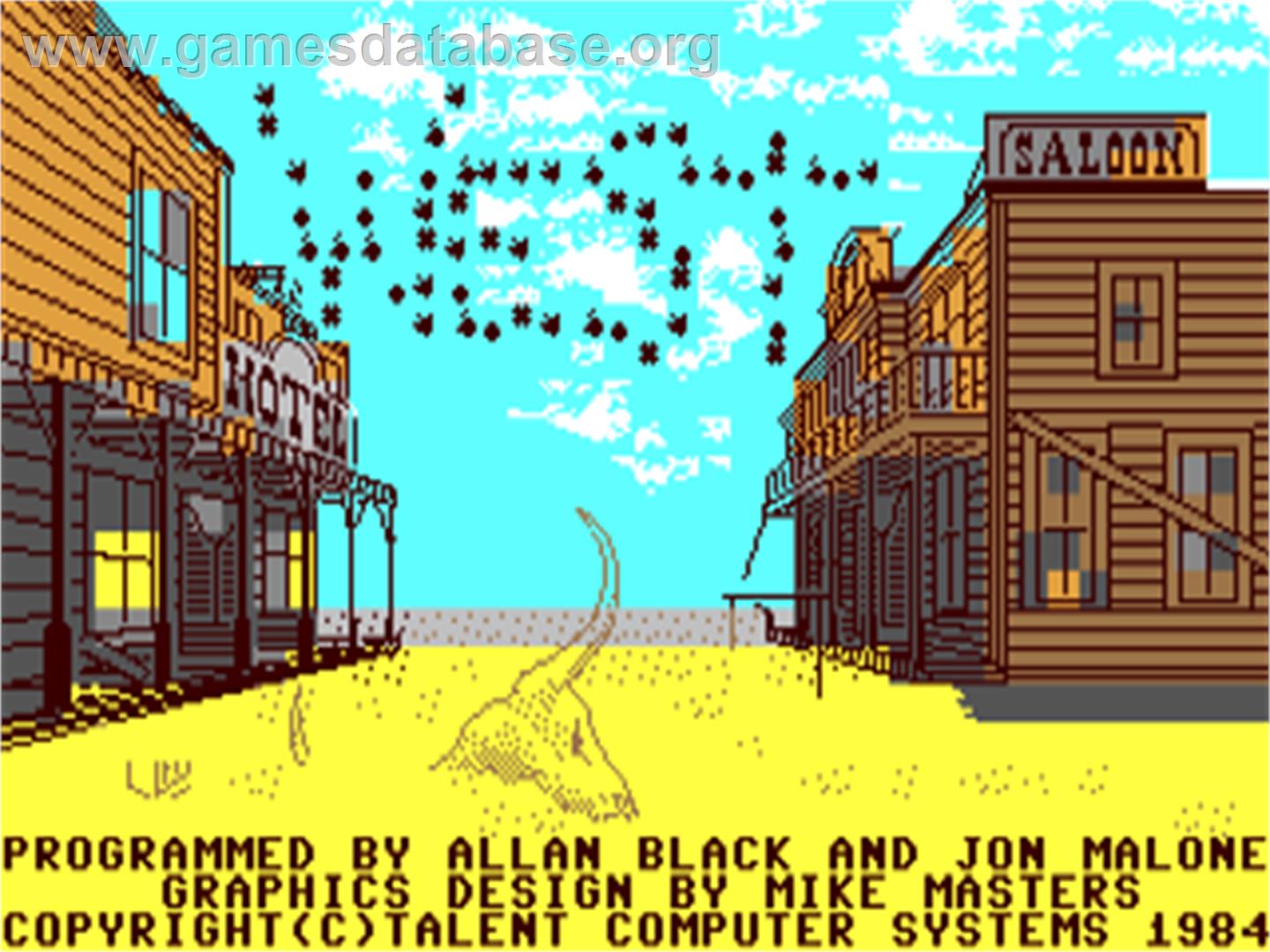 West - Commodore 64 - Artwork - Title Screen