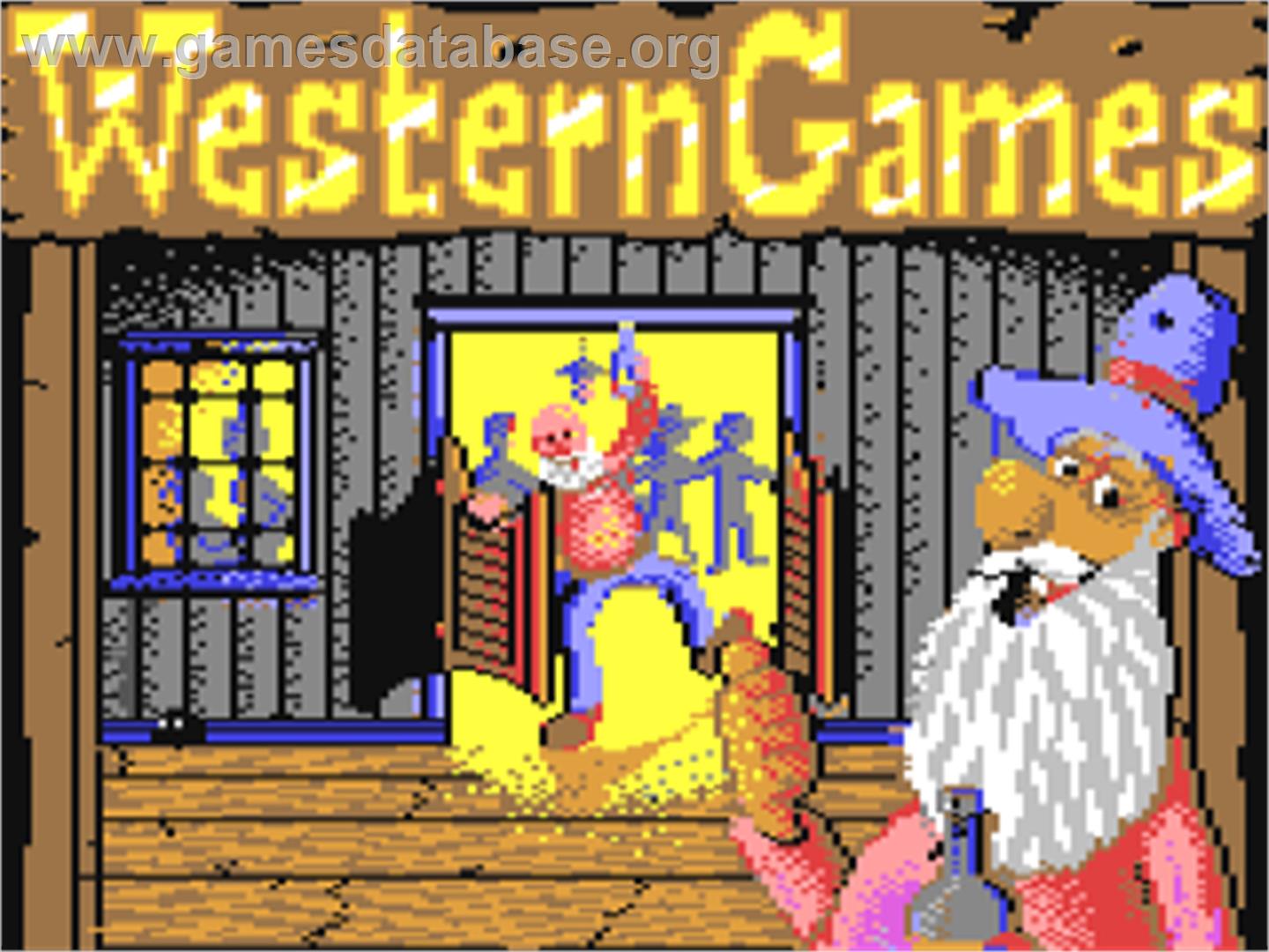 Western Games - Commodore 64 - Artwork - Title Screen