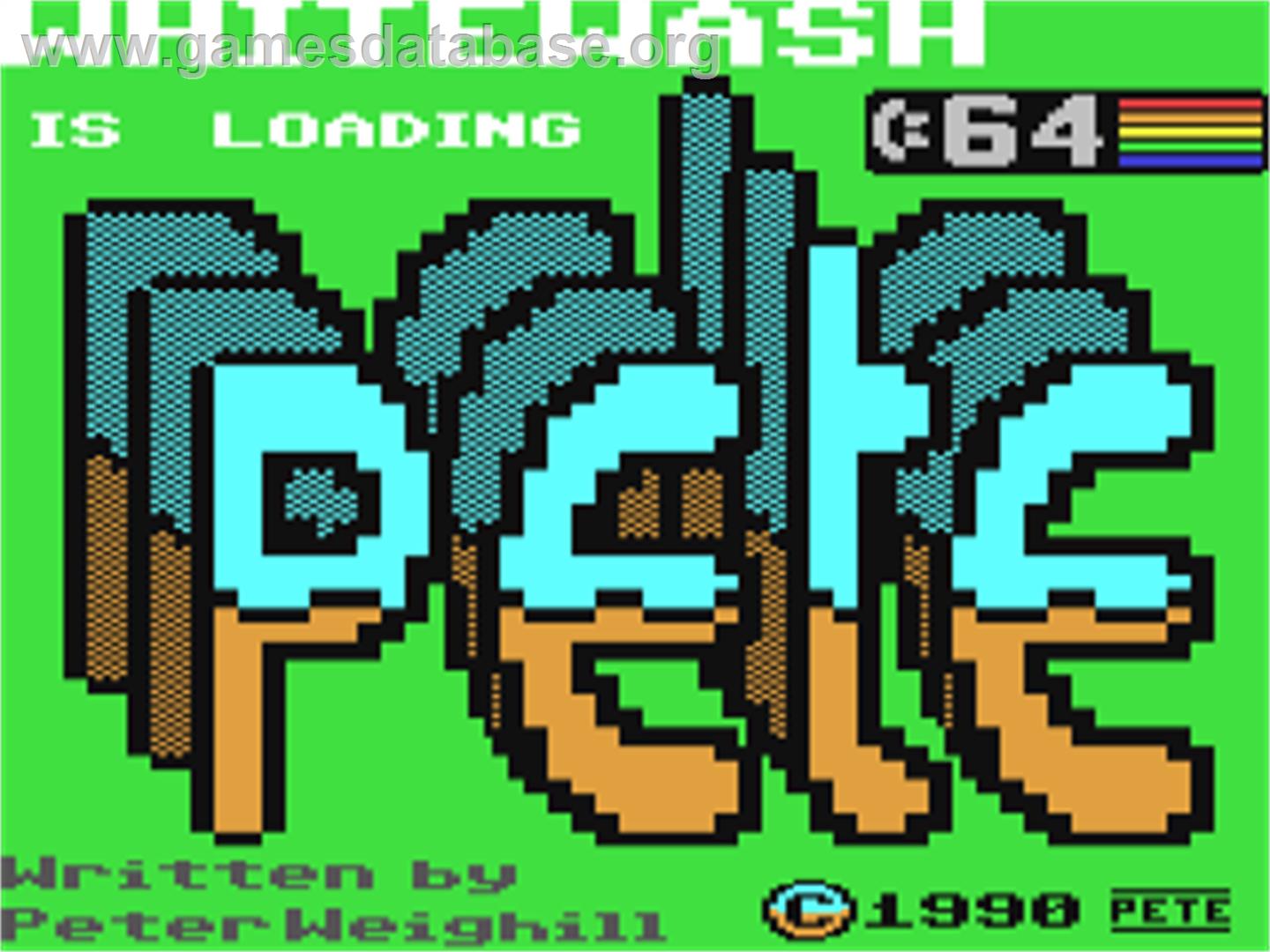 White Wash - Commodore 64 - Artwork - Title Screen