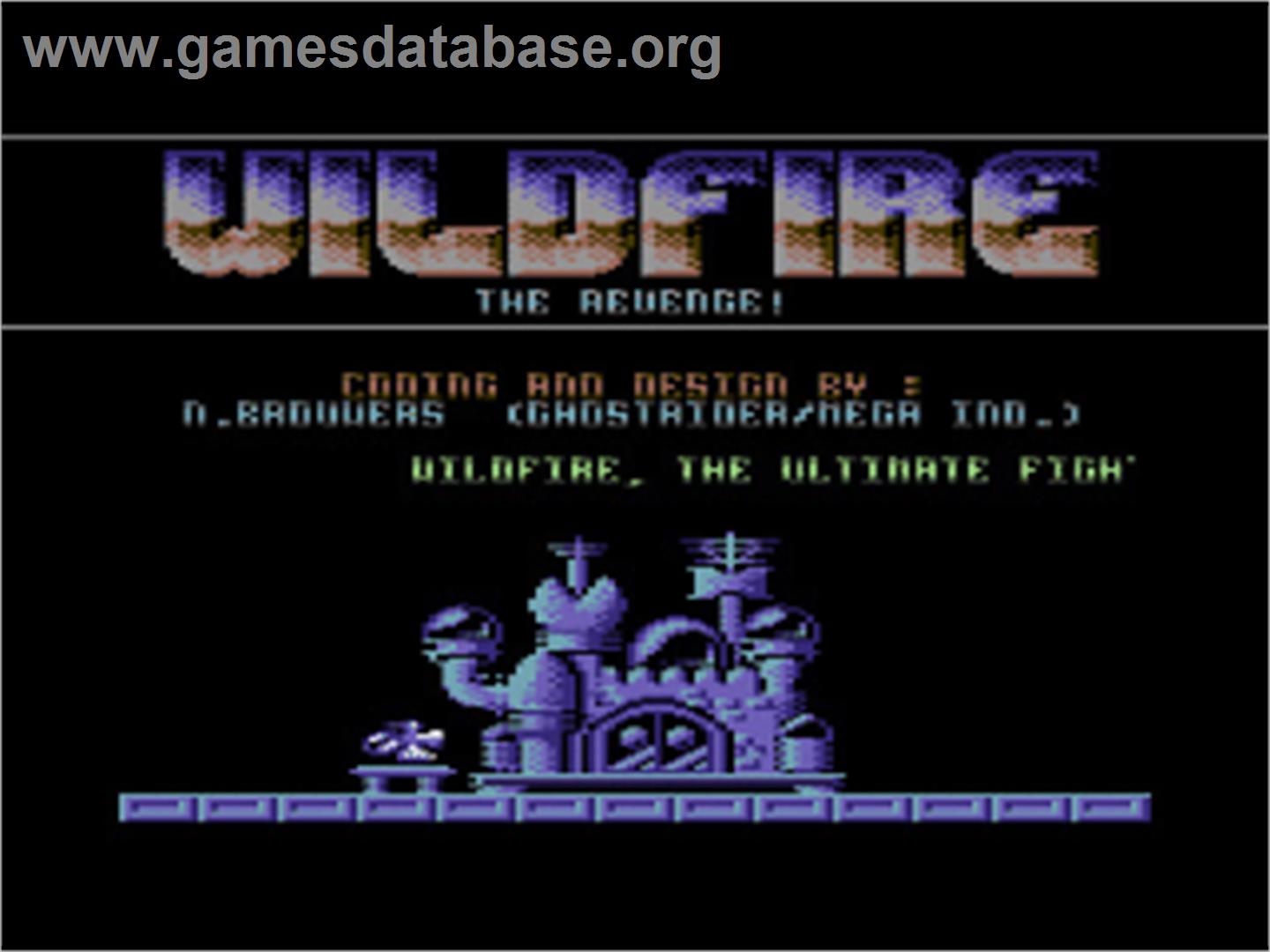 Wildfire - The Revenge! - Commodore 64 - Artwork - Title Screen