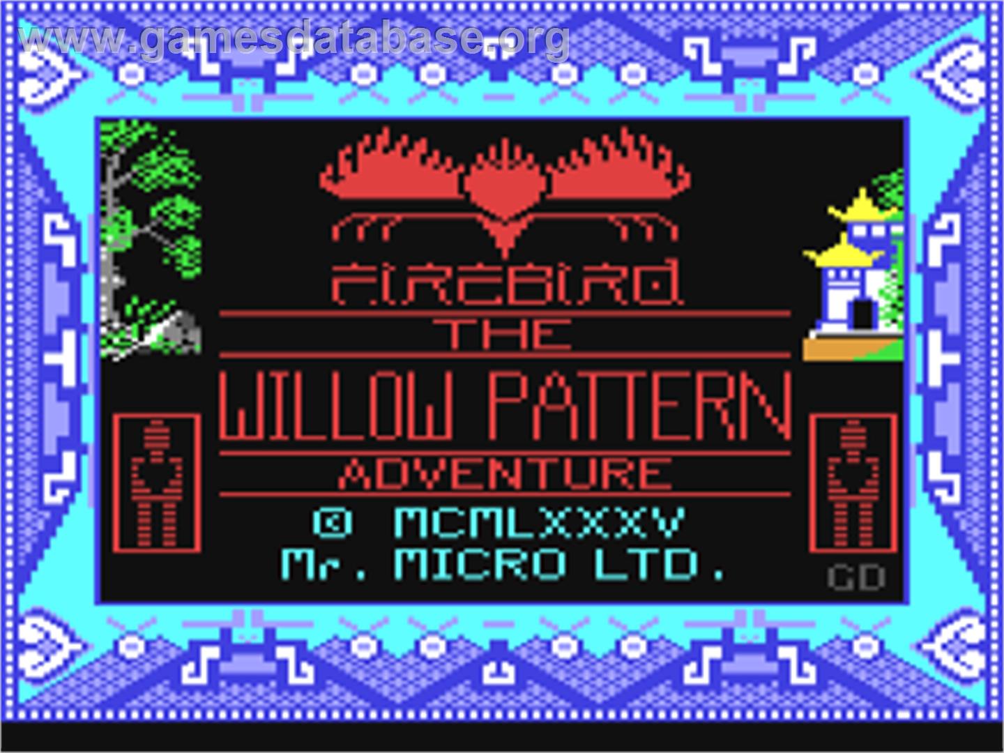 Willow Pattern - Commodore 64 - Artwork - Title Screen