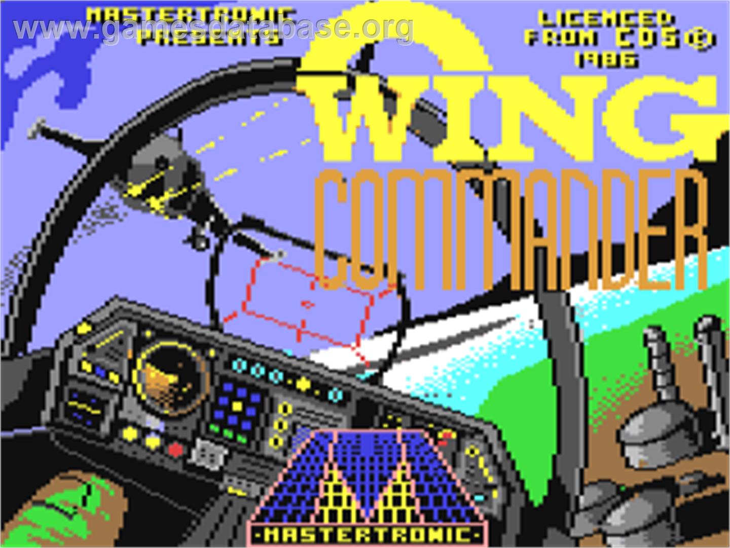 Wing Commander - Commodore 64 - Artwork - Title Screen