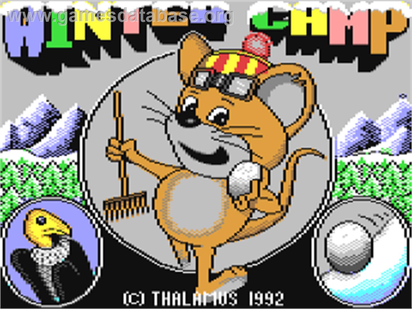 Winter Camp - Commodore 64 - Artwork - Title Screen
