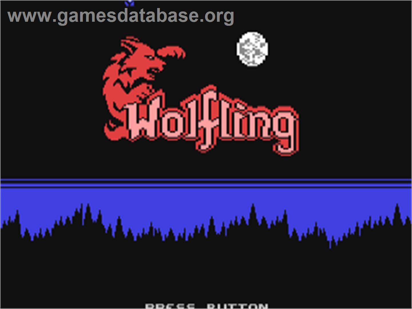 Wolfling - Commodore 64 - Artwork - Title Screen