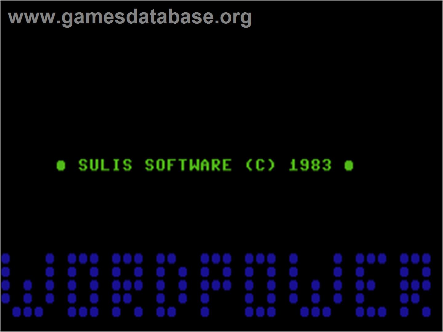 Wordpower - Commodore 64 - Artwork - Title Screen