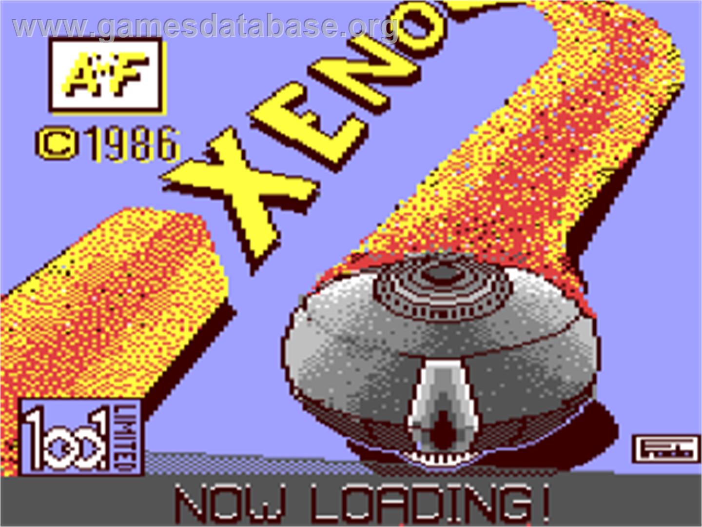 Xeno - Commodore 64 - Artwork - Title Screen