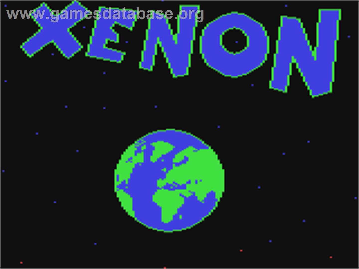 Xenon - Commodore 64 - Artwork - Title Screen