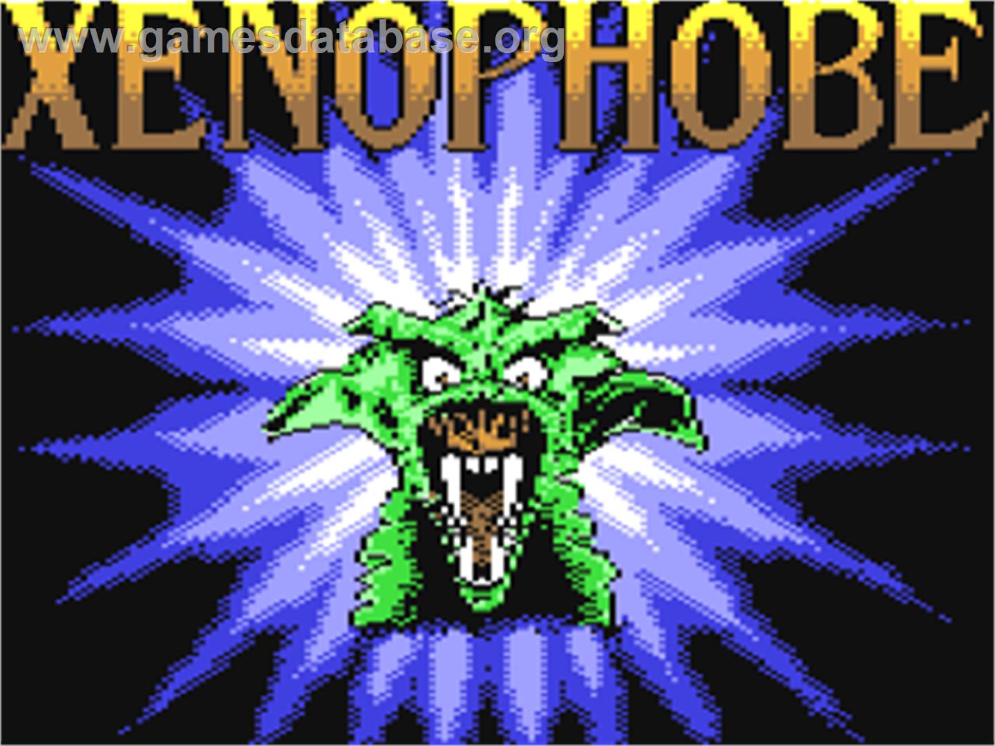 Xenophobe - Commodore 64 - Artwork - Title Screen