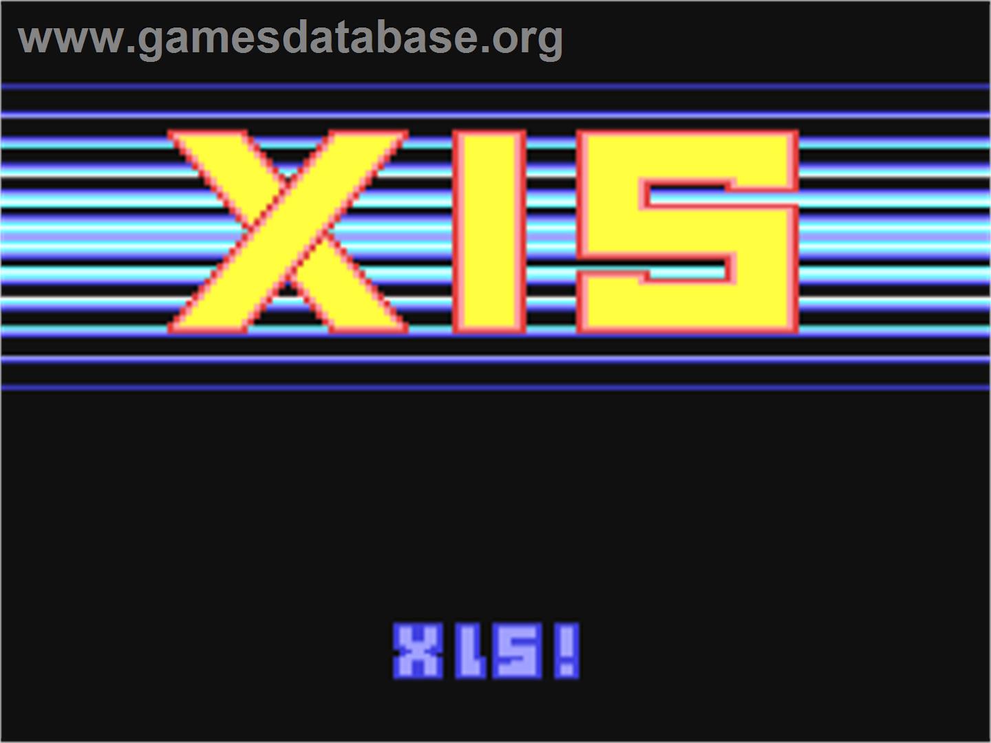 Xis - Commodore 64 - Artwork - Title Screen