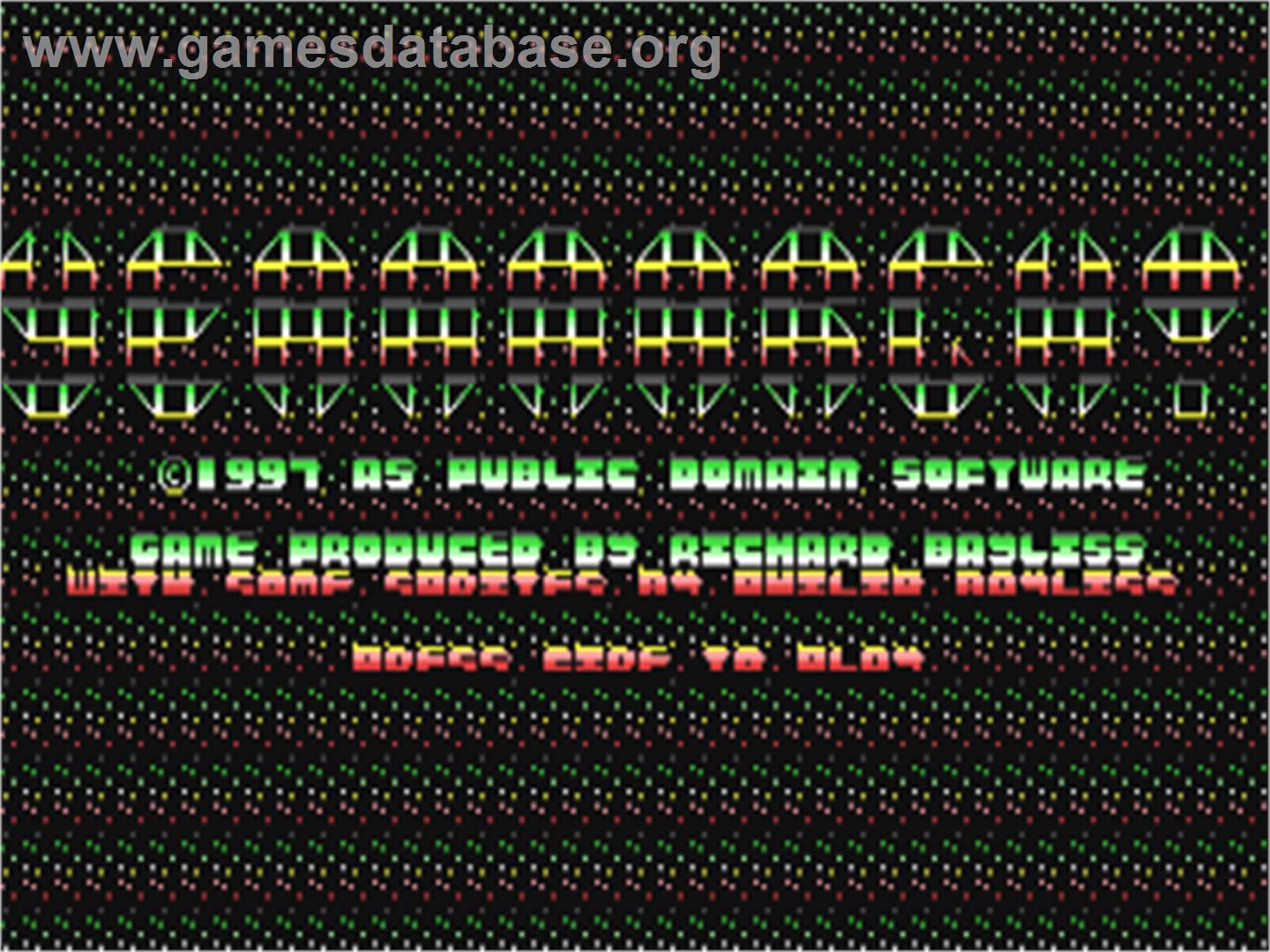 Yeaaaargh! - Commodore 64 - Artwork - Title Screen